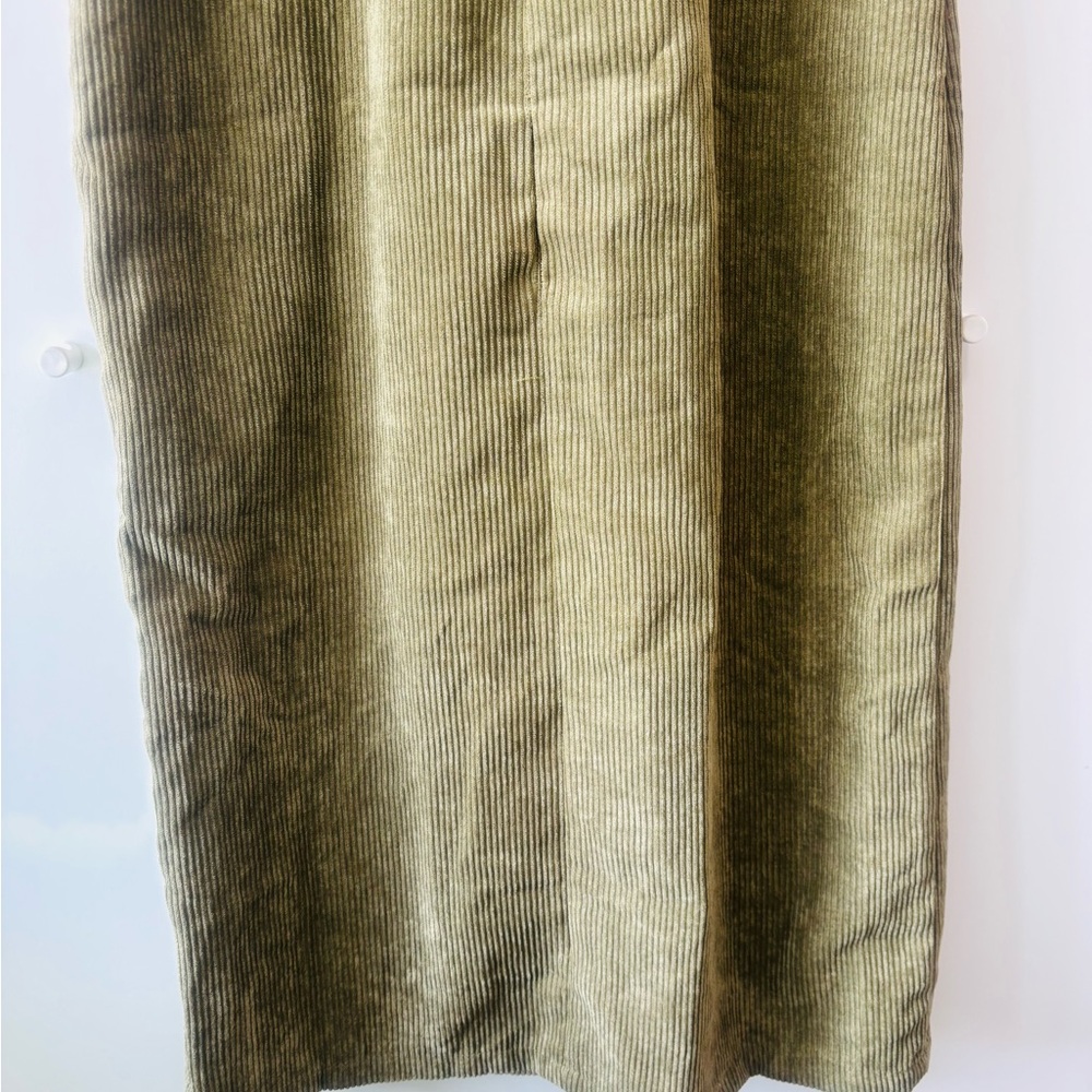 Lulu's Olive Green Midi Dress - Picture 9 of 9